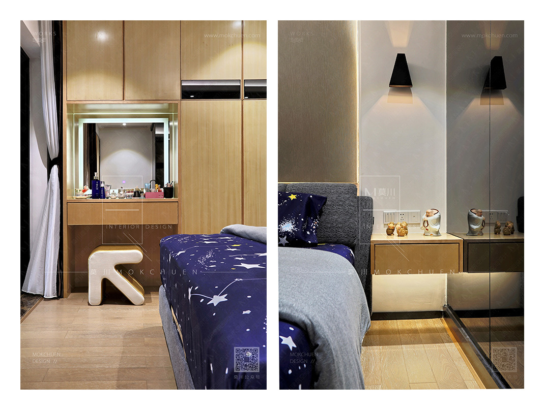 簡約書香門第主臥