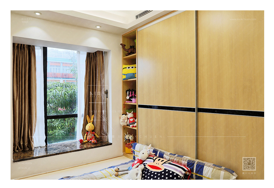 簡約書香門第女兒房