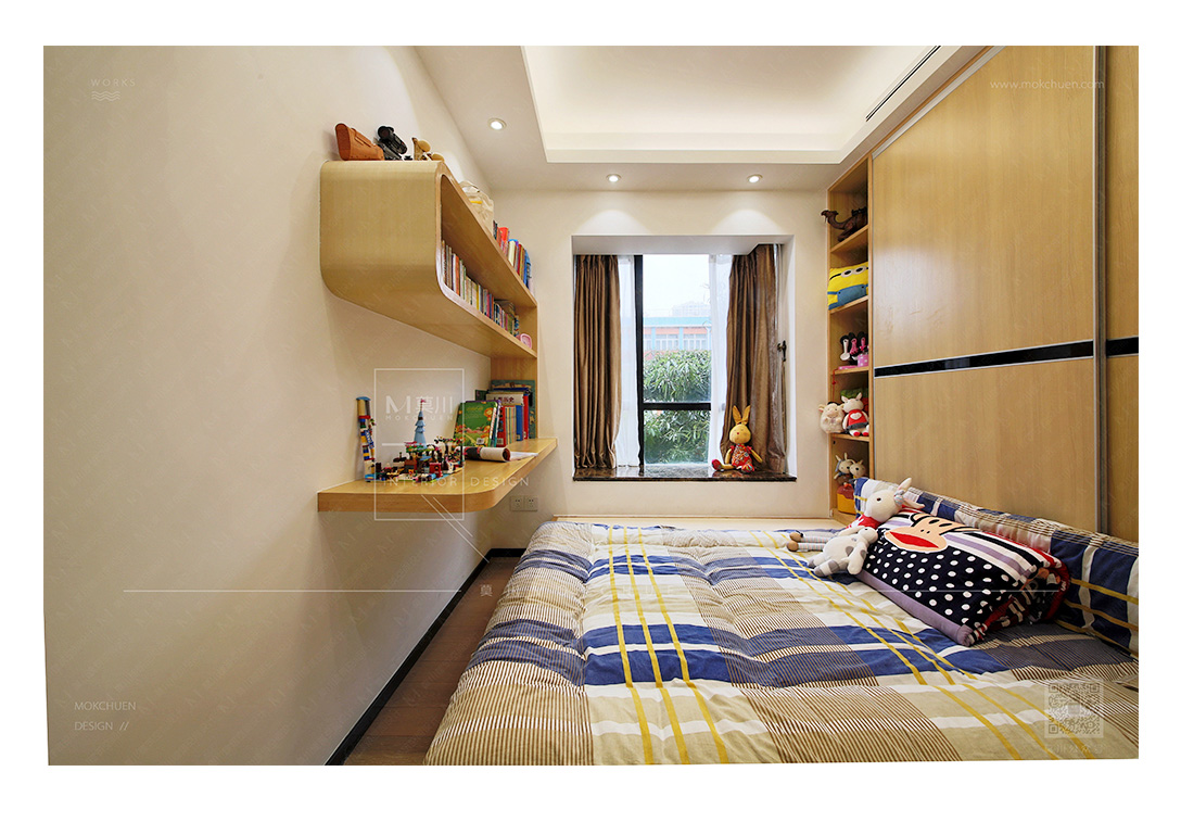 簡約書香門第女兒房