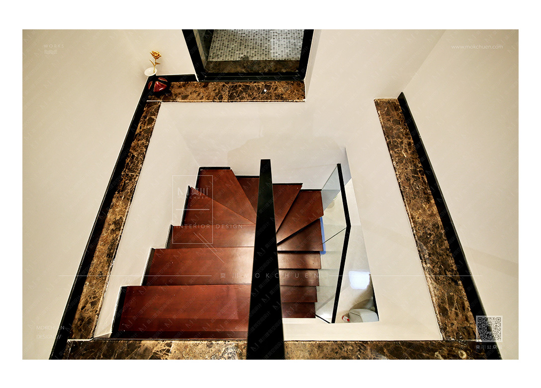 簡約書香門第樓梯