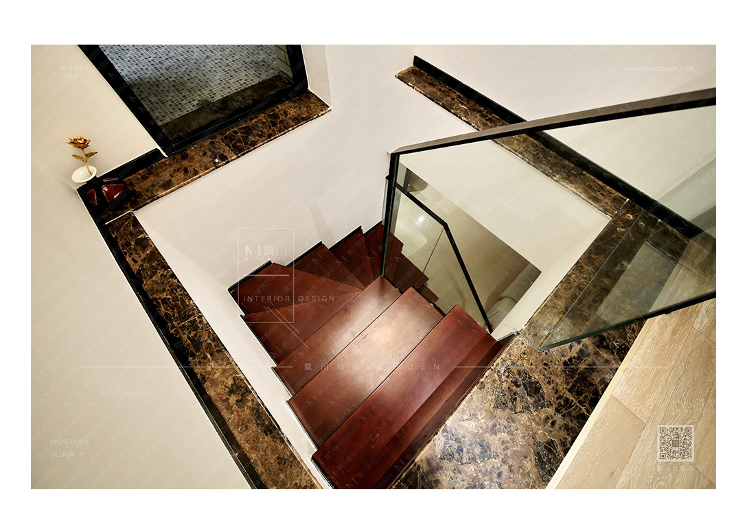 簡約書香門第樓梯