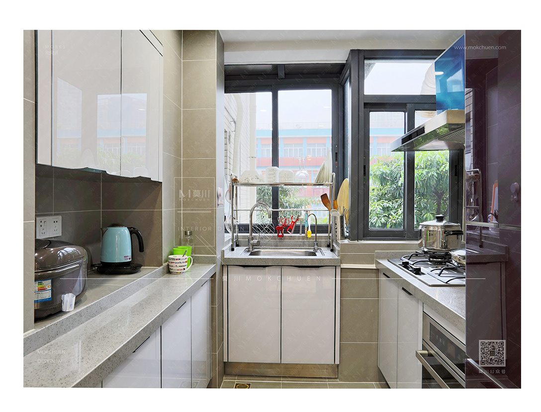 簡約書香門第廚房
