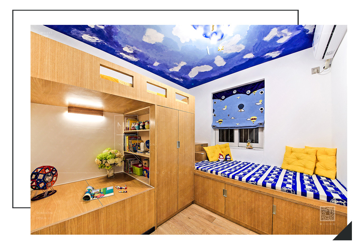 簡約碧波閣兒童房