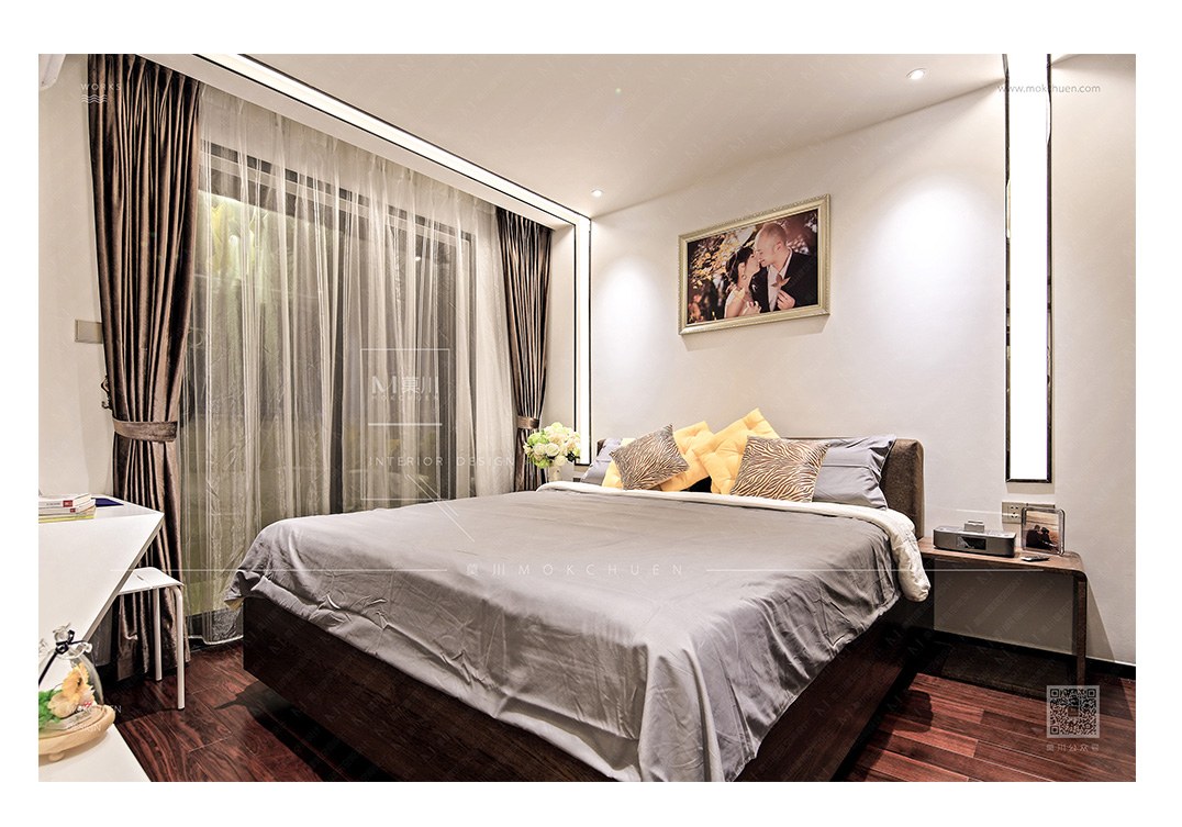 簡約碧波閣主臥