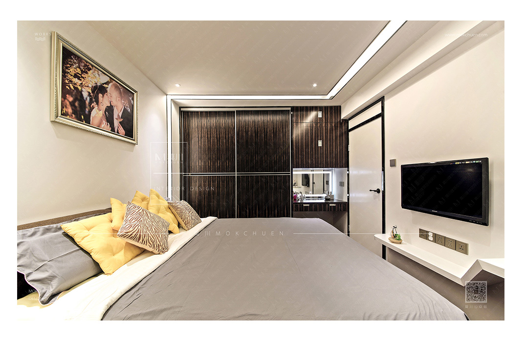 簡約碧波閣主臥